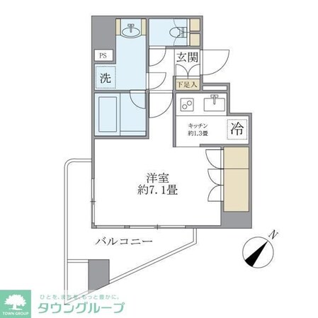KDXレジデンス日本橋箱崎の物件間取画像